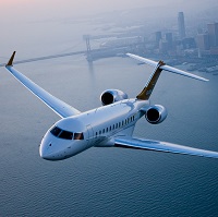 Hundreds of private jets fly to eco conference.